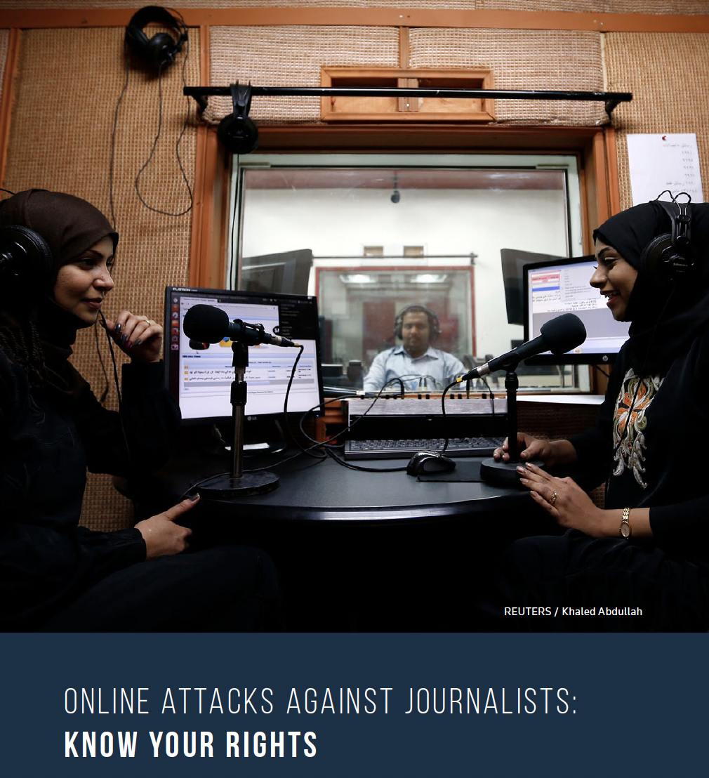 <p>Online harassment against journalists: Know Your Rights</p>