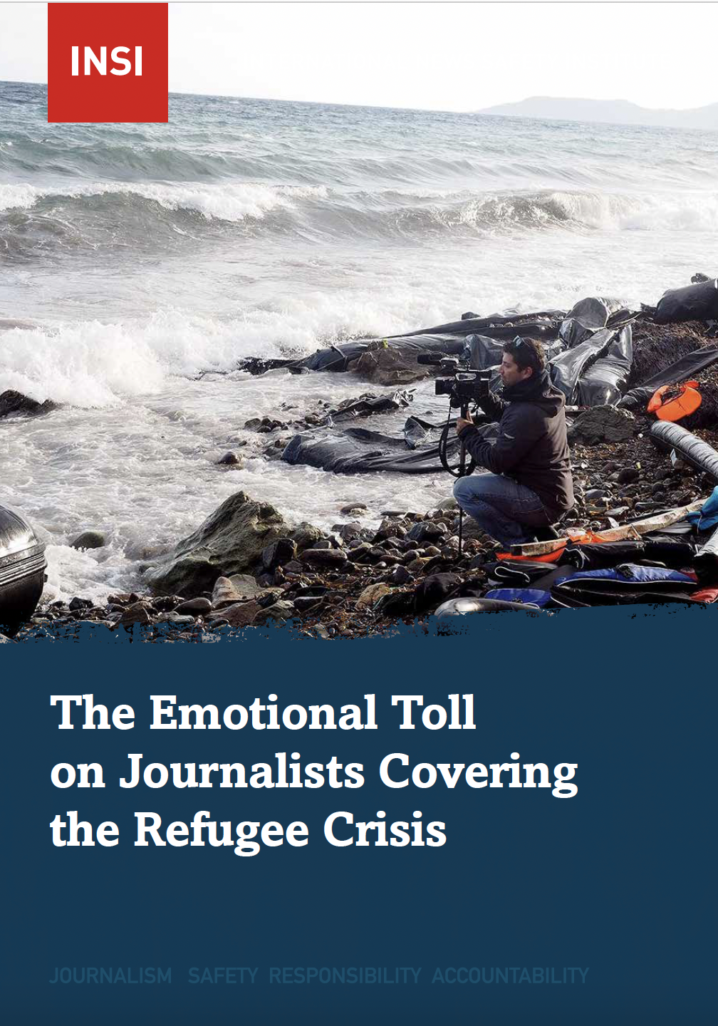 <p>The Emotional Toll on Journalists Covering the Refugee Crisis.</p>